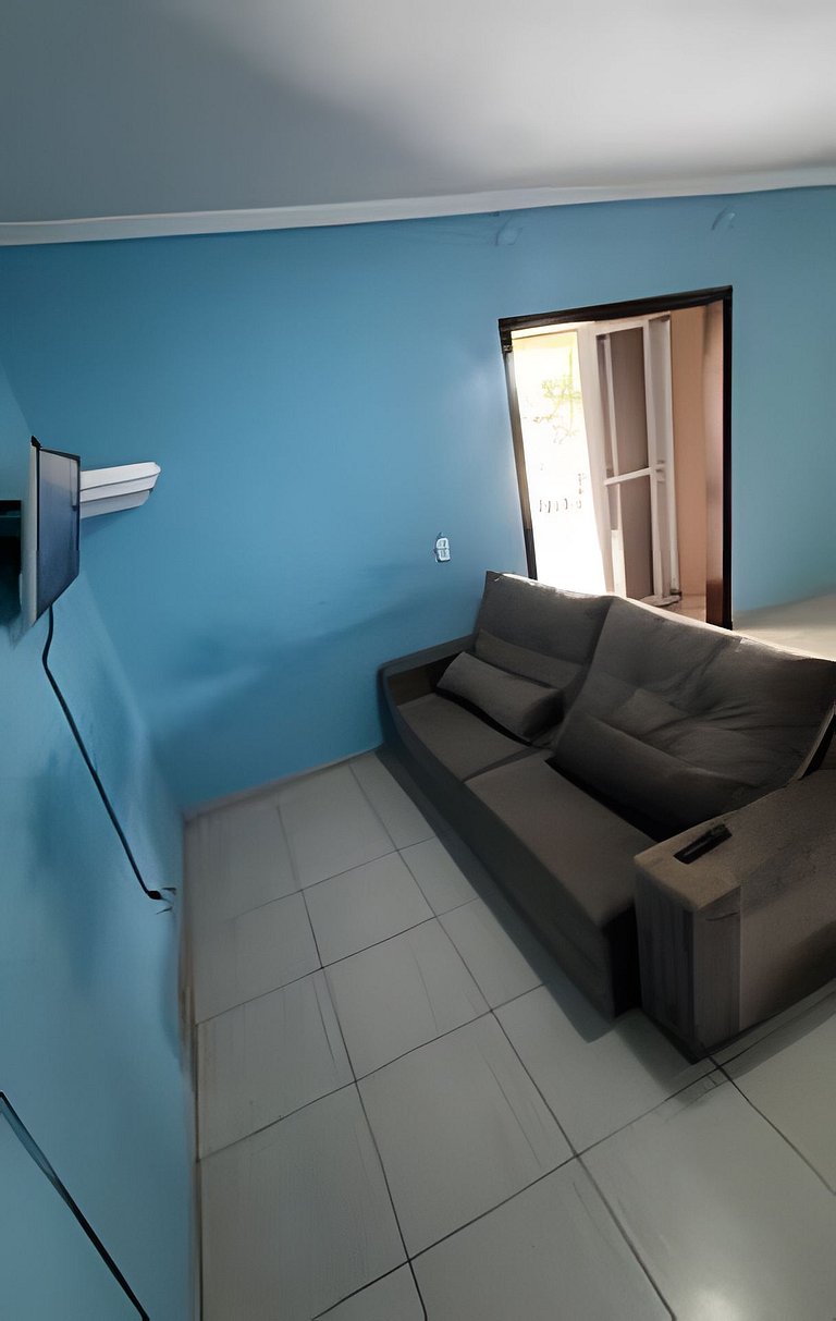 Suíte Espaçosa SmarTV, Cama Queen e Varanda