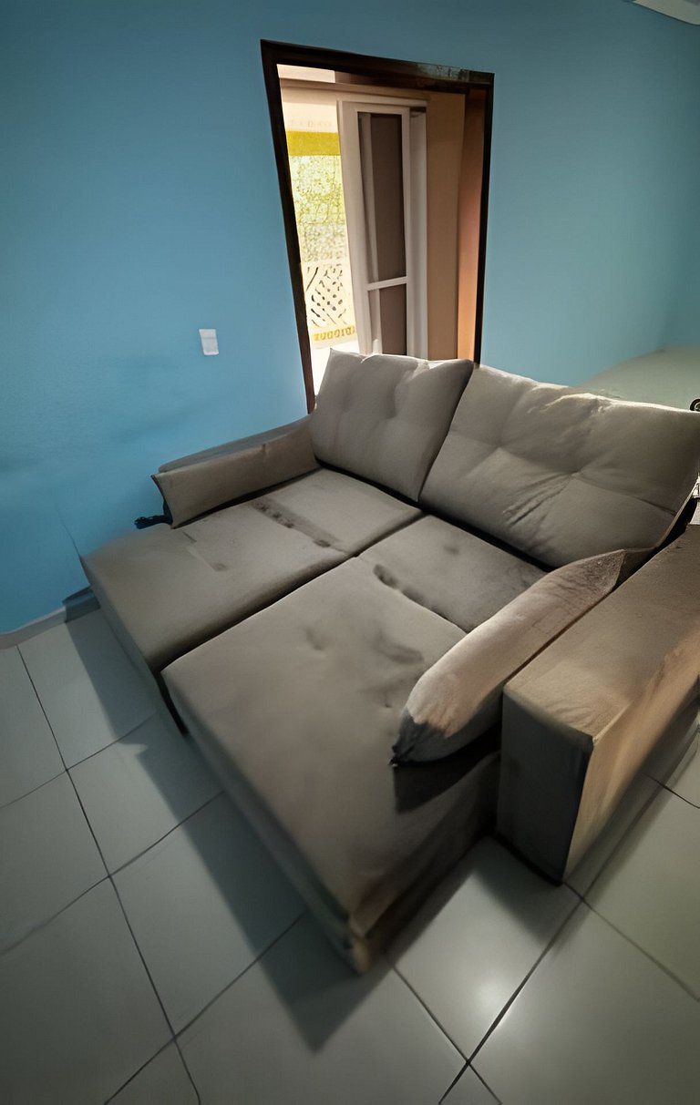 Suíte Espaçosa SmarTV, Cama Queen e Varanda