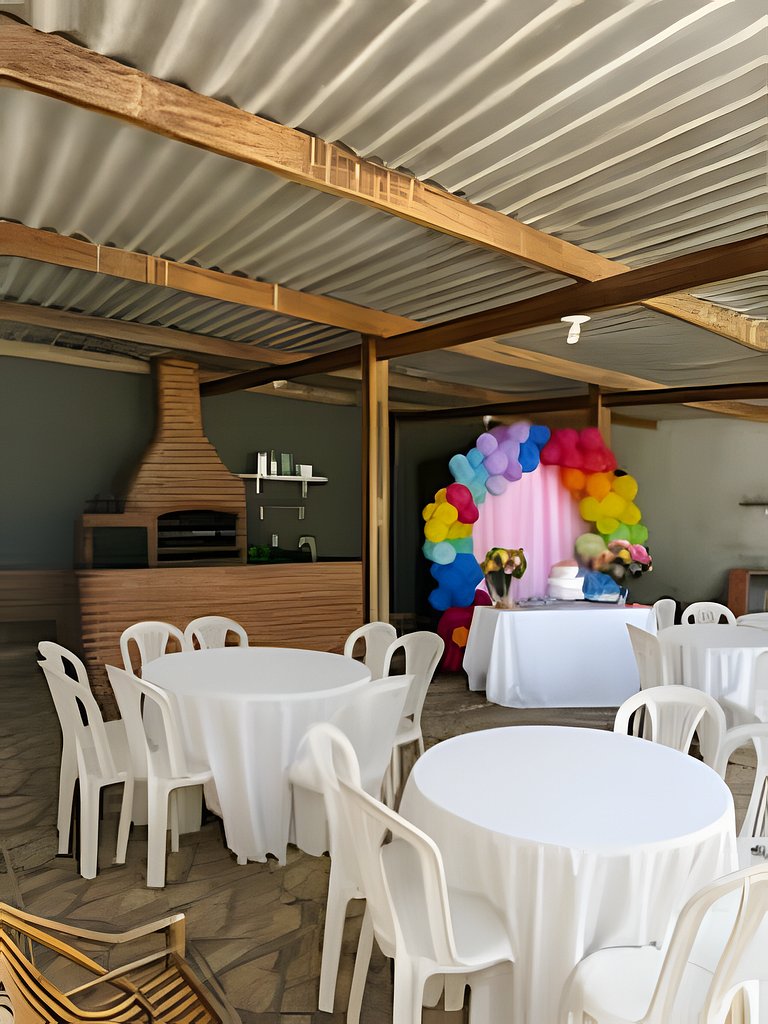 Salão de Festas e Churrasqueira