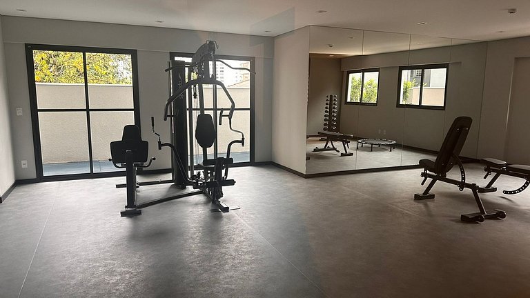 Apto moderno Decorado com Varanda