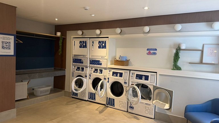 Apto moderno Decorado com Varanda